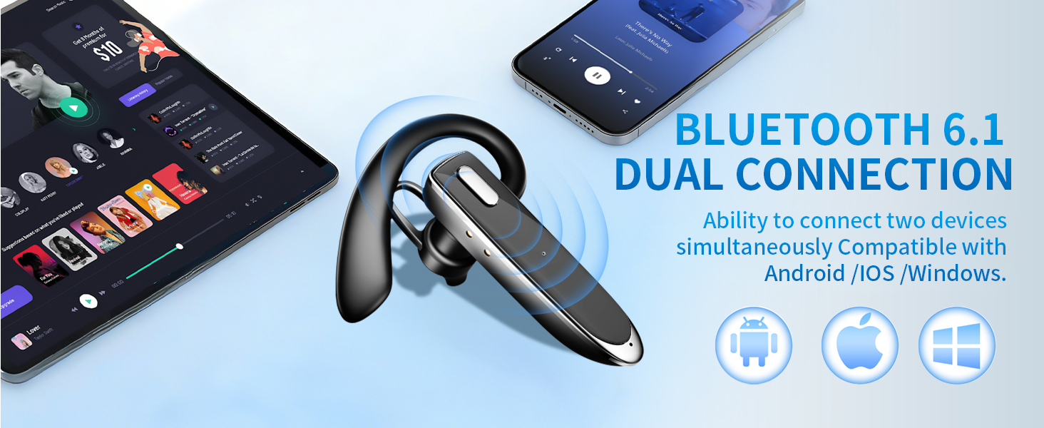 Bluetooth Headset with USB Dongle
