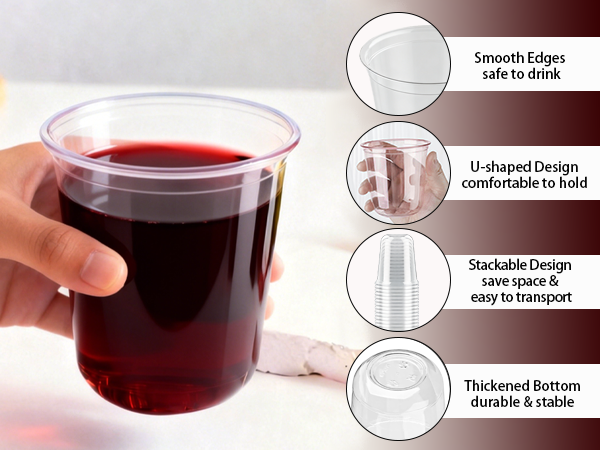 clear Plastic Cups Disposable