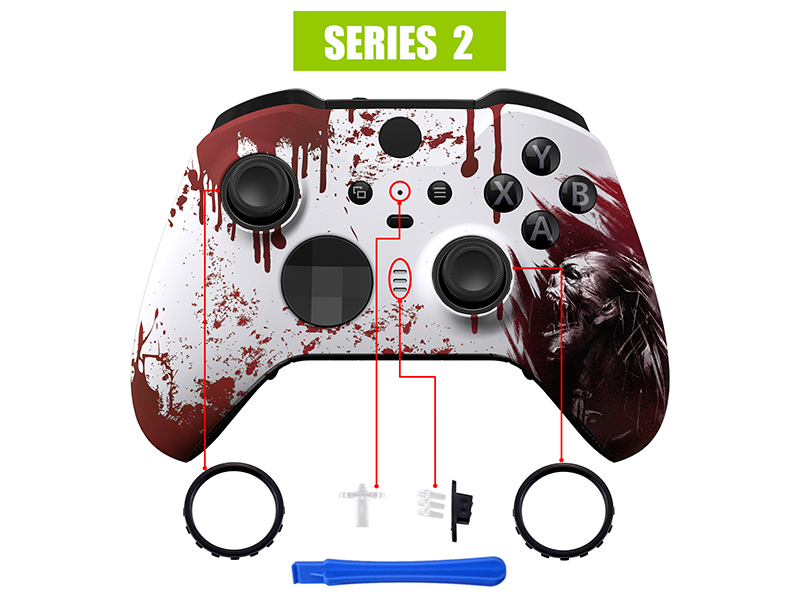 Front Housing Shell Case Replacement Kit for Xbox One Elite Series 2