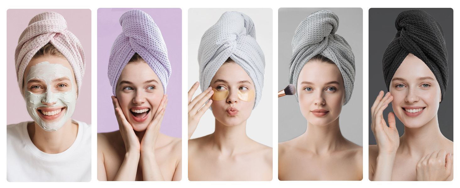 hair drying towel wrap