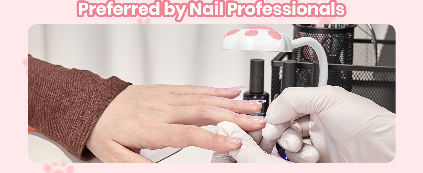 Beetles Gooseneck UV Nail Lamp - Meowgic MilkKitty Mini LED Nail Light