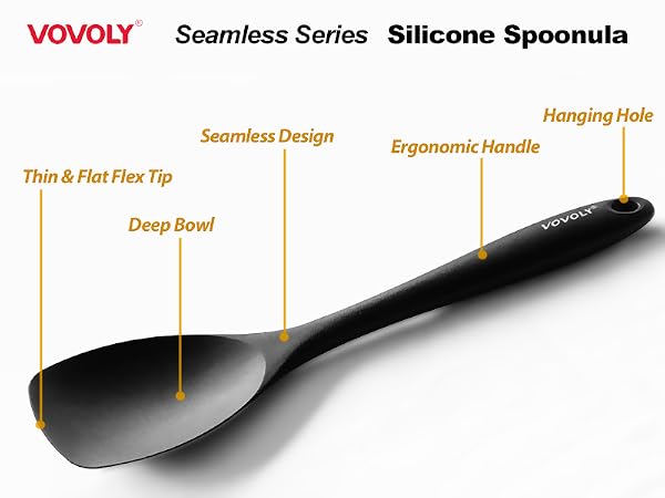 seamless series silicone spatulas
