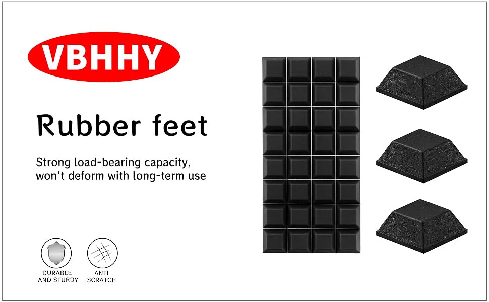 Rubber feet