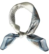 100% Mulberry Silk Scarfs for Women-Lightweight Square Satin Head Scarf-Small Silk Hair Scarf for...