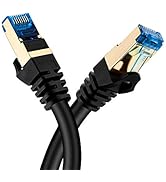 Hftywy Cat 7 Ethernet Cable 10 ft Ethernet Cable 26AWG Heavy-Duty Cat 7 Internet Network Computer...