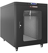 Sysracks Soundproof Server Rack Quiet - Acoustic Sound Proof Cabinet for Servers - Up to 36% Nois...
