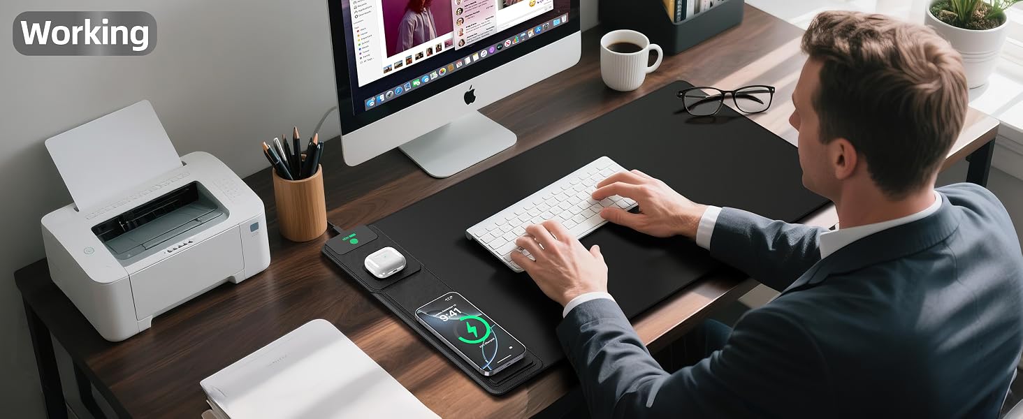 RGB gaming mouse pad