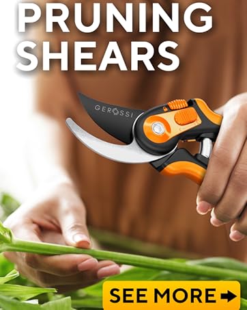 Pruning Shears, Garden Scissors, Bypass Pruning Shears