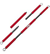 Resistance Band Bar for Fitness – Workout Bar for Exercise, Squat, Biceps, Triceps, Shoulders, Ba...