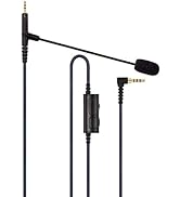 Boom Microphone Audio Cable Mute Volume Control for Playstation PS4 for Xbox One Controller, PC -...