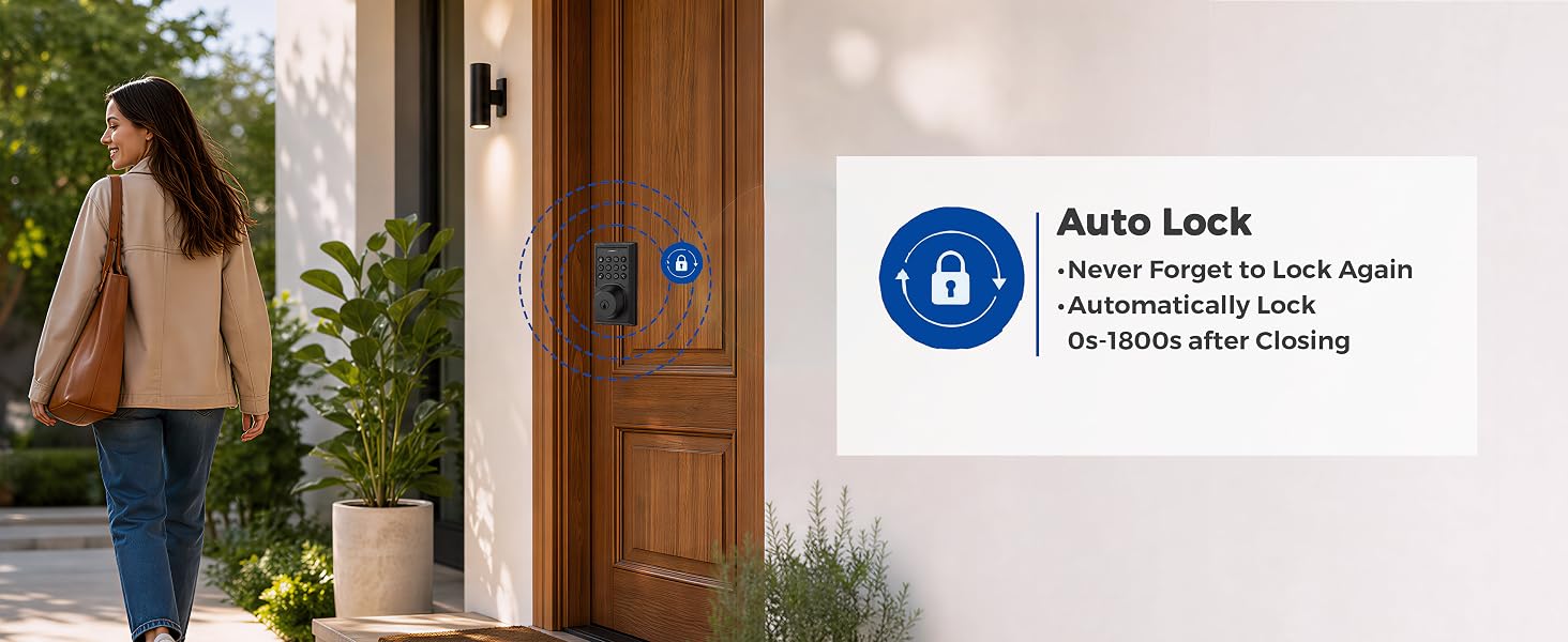 Auto Lock Smart Deadbolt Lock