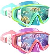 Aegend Diving Mask for Adult & Teen - Panoramic Anti-Fog Comfort Fit Goggles with Mesh Bag for Sn...
