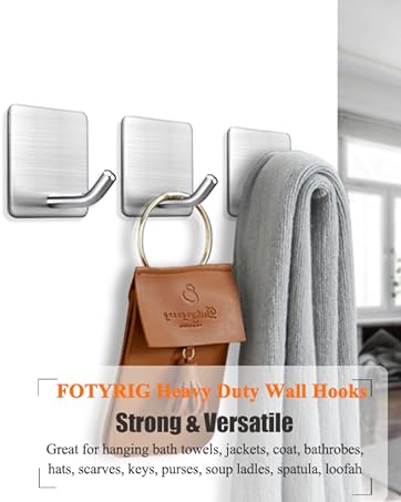 adhesive towel hooks
