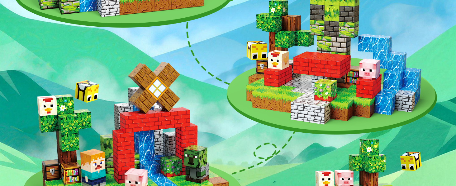 magnetic building cubes