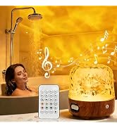 Spa-Like Shower Lamp, Bluetooth Speaker Waterproof Lamp, Rechargeable Lumena Lamp with Remote & T...