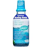 H2Ocean Healing Rinse Natural Sea Salt Oral Care - Mouth Rinse for Oral Care - Great for Piercing...