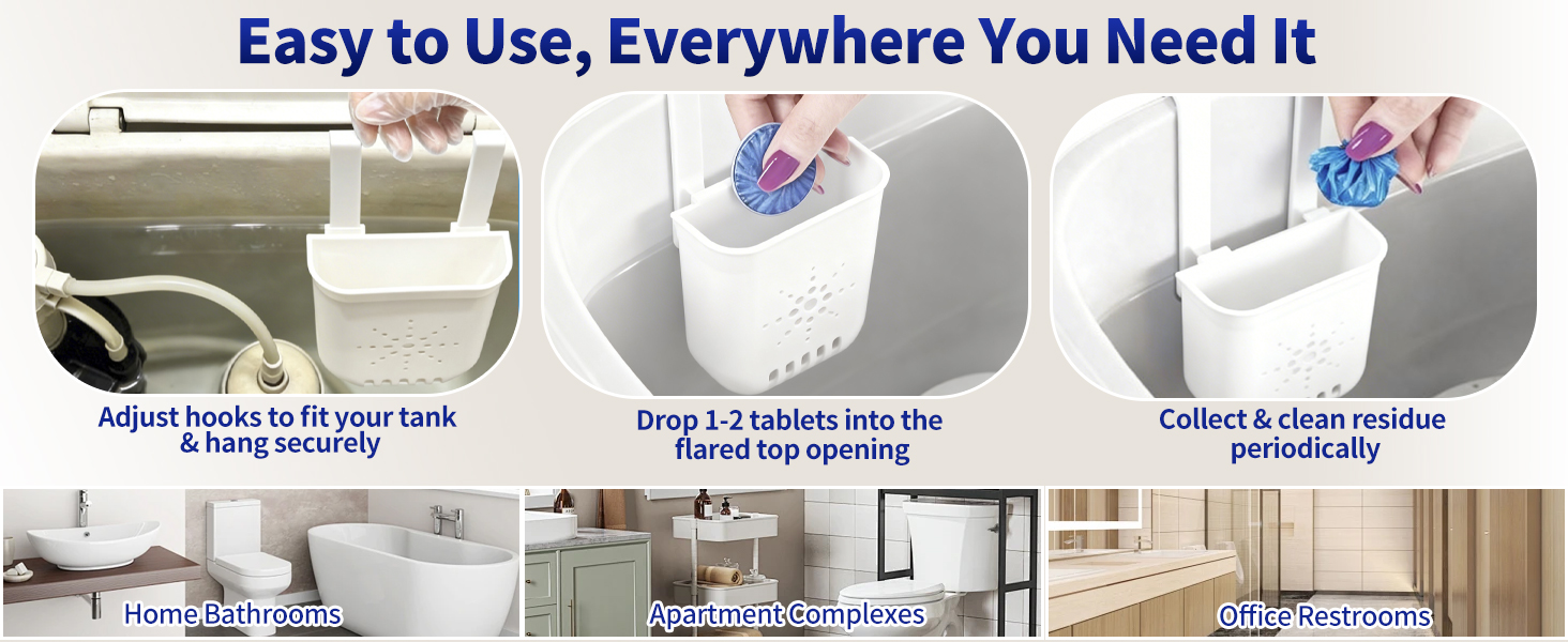 Toilet Tank Tablet Holder