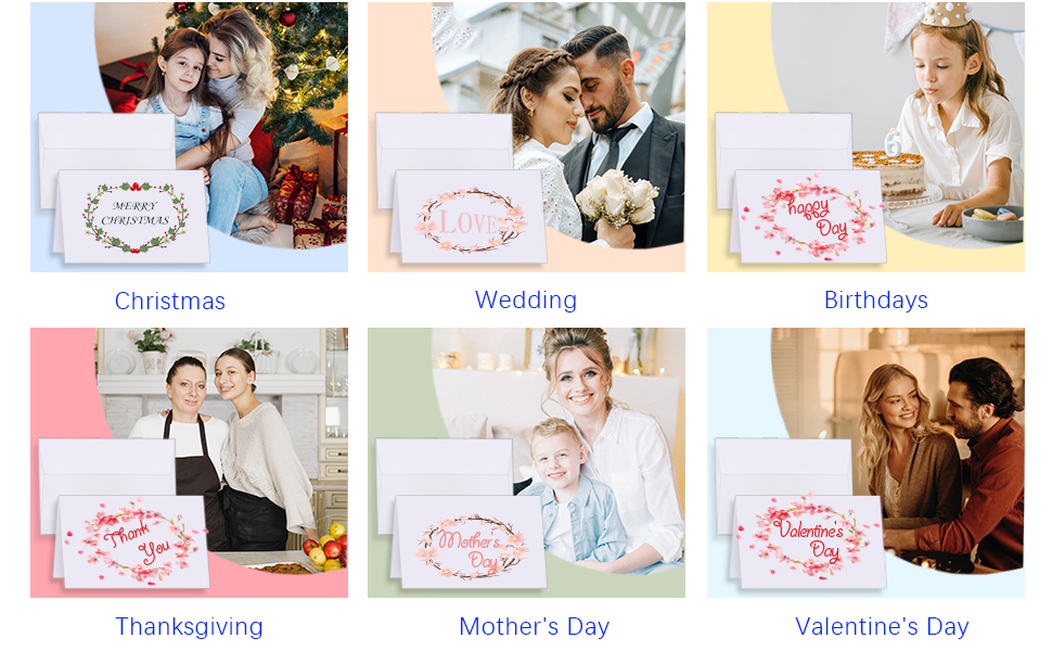 Blank Cards and Envelopes White Invitation Cardstock with Envelopes Blank Greeting Cards Envelope