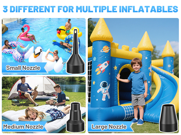 Pump with 3 nozzles