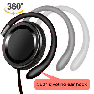 180° pivoting ear hook