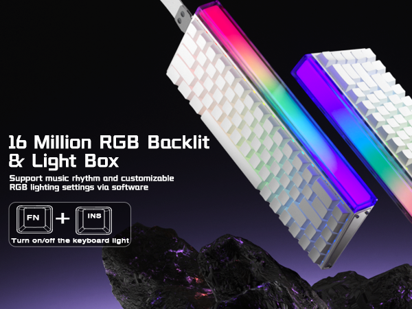 RGB Backlit light up keyboard