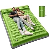 OGERY Sleeping Pad for Camping, 6" Extra-Thick Reinforced Camping Sleeping Pad with Pillows & Bui...
