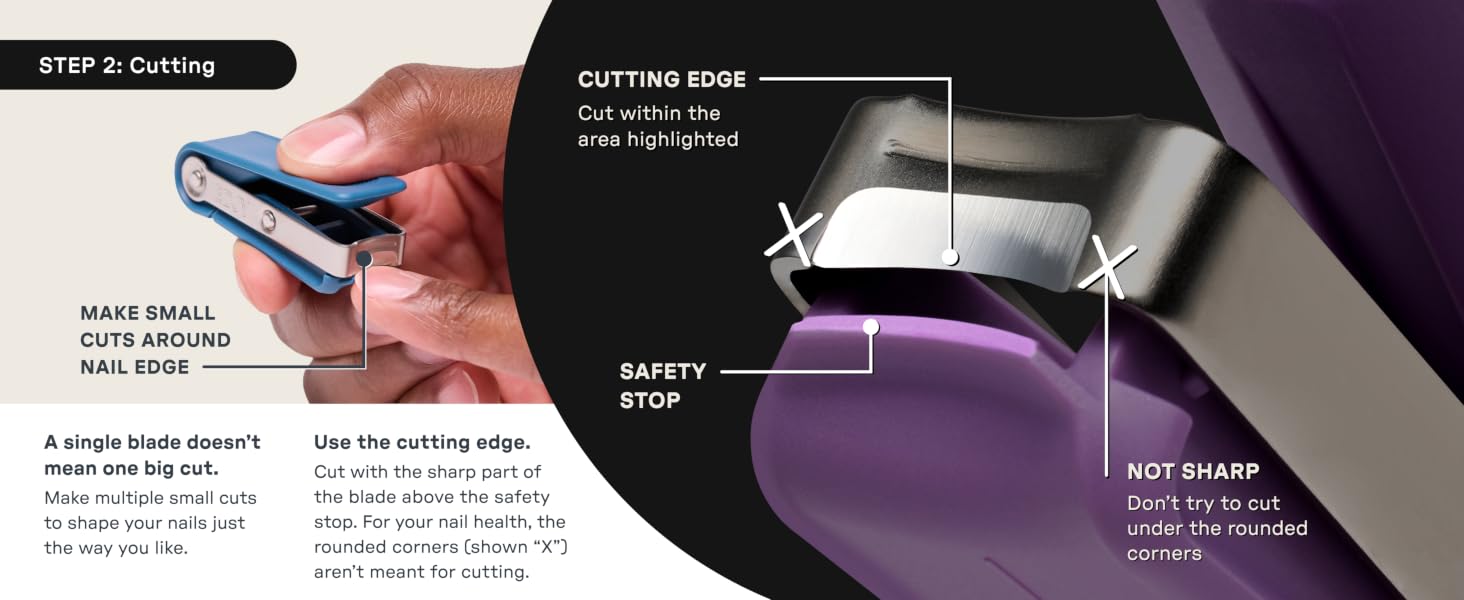 How to trim your nails with EDJY