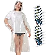 Airpler Rain Ponchos for Family Adults - Disposable Adult Rain Poncho with Drawstring Hood