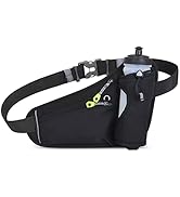 HOTEMIA Fanny Pack with Water Bottle Holder, Hydration Running Belt for Men Women Adjustable Stra...