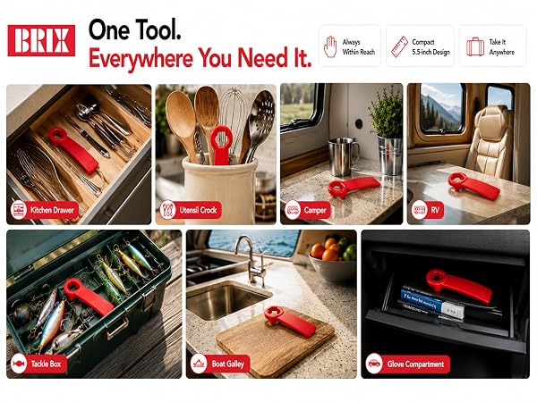 Brix Original Easy Jar Key Opener