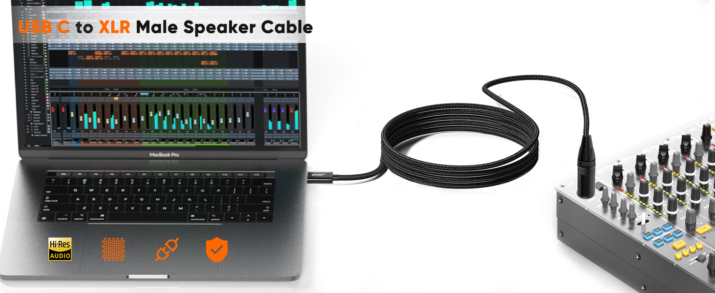 usb c to xlr cable