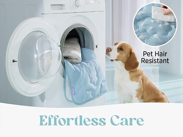 Lesure cooling mat are machine washable, require effortless care