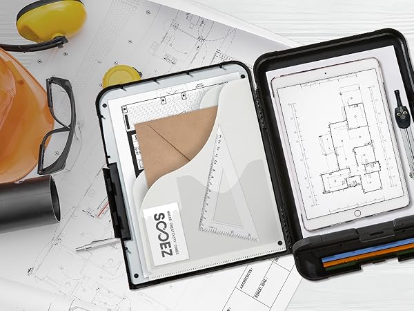 clip board with storage compartments