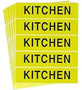 Tag-A-Room Color Coded Moving Box Label (Kitchen)