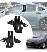 SKYLOTEC Window Pillar Cover Stickers for Toyota Corolla 2019-2025 | 12th Gen Corolla Accessories...