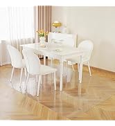 Royhom Area Rug for Under Kitchen Table, 4.6'×8' Living Room Rug Durable Non-Slip, Waterproof Har...