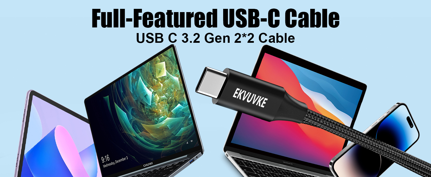 USB C Monitor Display Cable