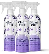 Cleancult - Wild Lavender - All Purpose Cleaner - Refillable Aluminum Bottle - Cleaner Spray that...