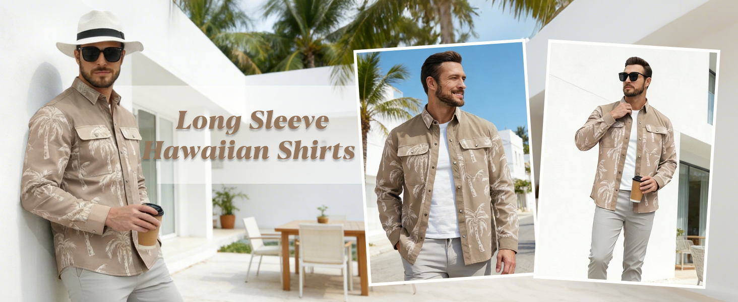Mens Long Sleeve Button Down Shirts