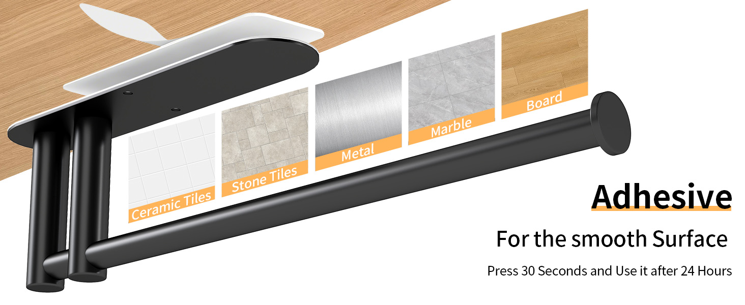 Adhesive Paper Towel Holder