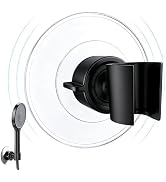 Adjustable Shower Holder for Wall Adhesive Handheld Showerhead Bracket No Drilling Wall Mount Wat...