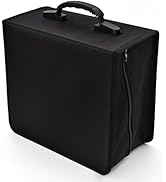 alavisxf xx CD Case, 432 Capacity DVD Case Holder, Heavy Duty Zipper Protective Movie Media Stora...