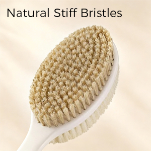 natural stiff bristles