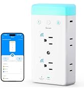 Govee Smart Plug Outlet Extender, 3-Sided Smart Power Strips with 2 Smart Outlets & 2 USB Ports w...