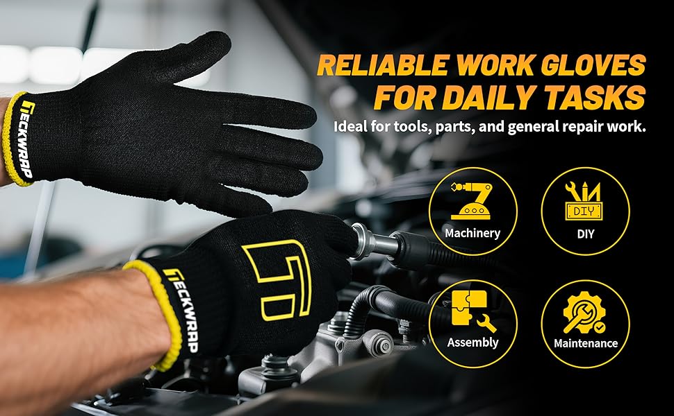 Vinyl Wrap Gloves ideal for professional wrapping and daily work tasks.