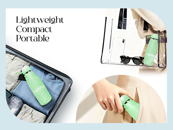 Mini Portable Travel Umbrella with Case