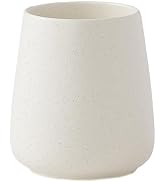 Beige Toothbrush Holder for Bathroom - Ceramic Tooth Brushing Holders, Toothbrush Cup, Toothpaste...