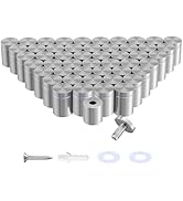 50-Pack Standoff Screws (3/4 in. Dia x 3/4 in. L), Stainless Steel Standoff Mounting Hardware for...