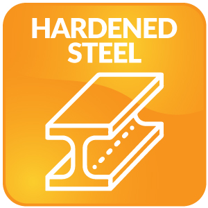 hardened steel