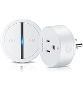 HAPYTHDA Garbage Disposal Wireless Switch Kit, Remote Control Outlet, No Drilling On Sink Top, Wi...